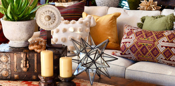 Neutral Couch Decorating Ideas | Styling a Neutral Sofa | TDL