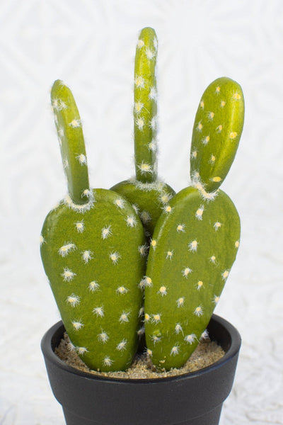 artificial prickly pear cactus Faux Prickly Pear Cactus in Pot