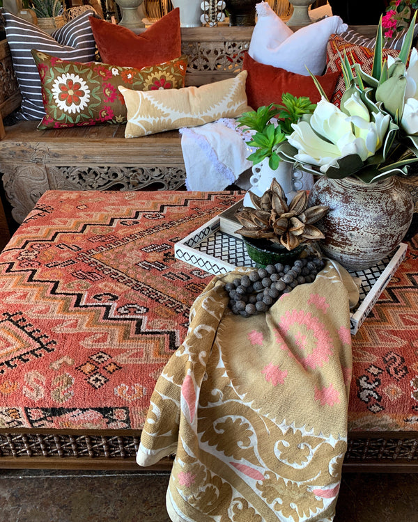 Kilim Ottomans - How to Use these One of a Kind Treasures in your Home