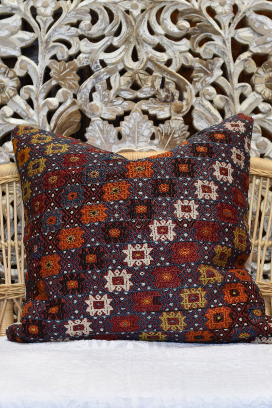 Vintage Turkish Cicim Kilim Pillow