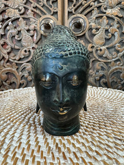 Small Bronze Buddha Head