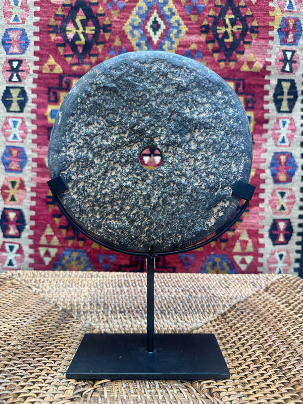 Natural Stone Circle on Stand