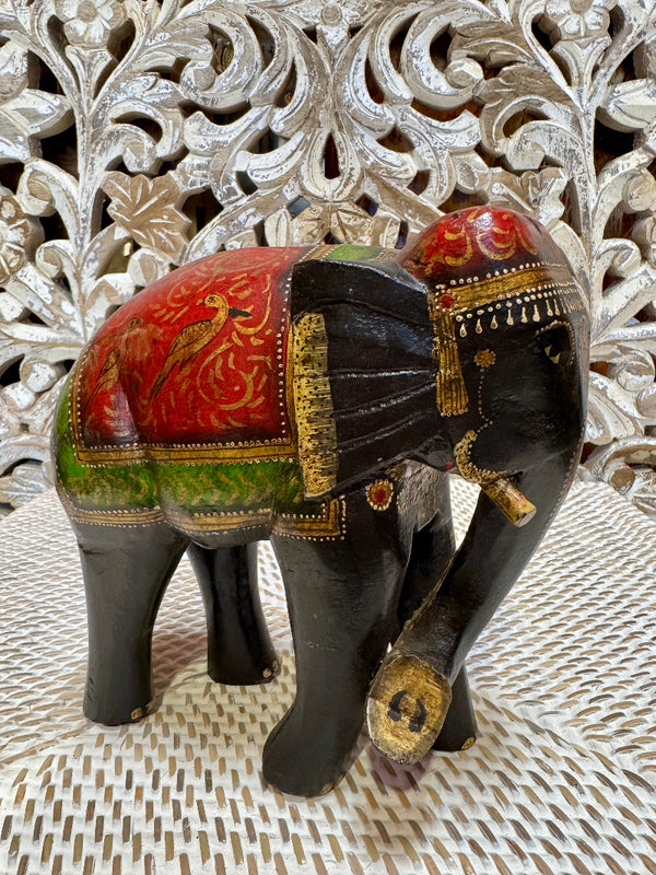 Hand Carved Wooden Elephant