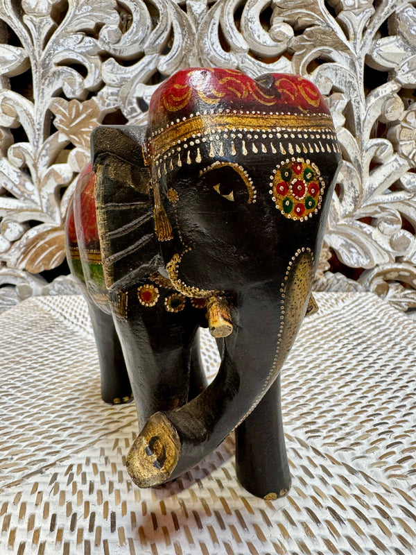 Hand Carved Wooden Elephant