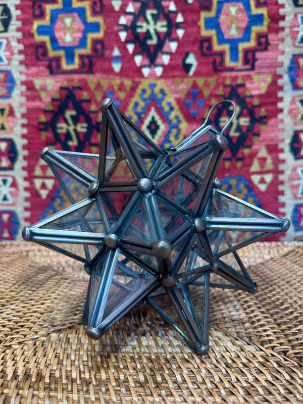 Clear Glass Moravian Star - 8"