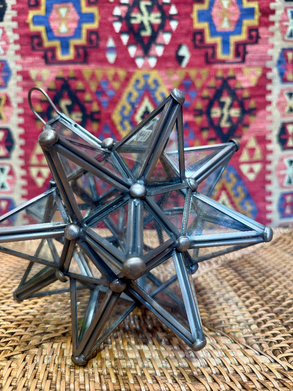 Clear Glass Moravian Star - 8"