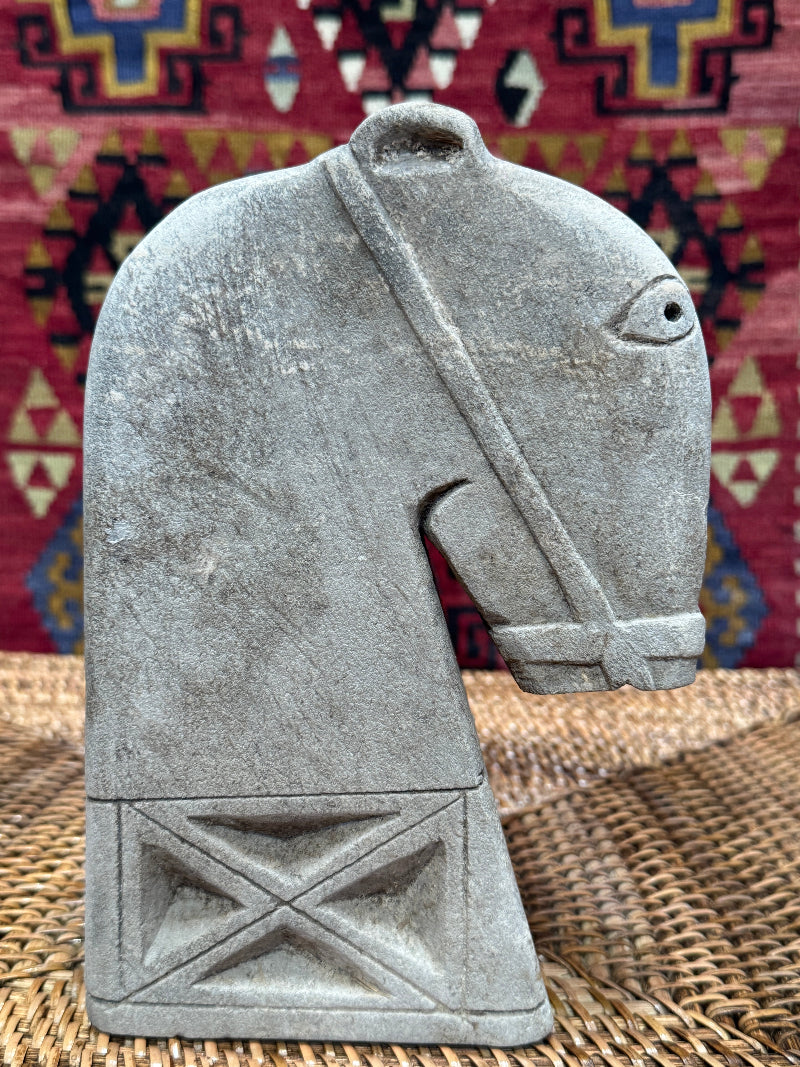 Stone Horse Head