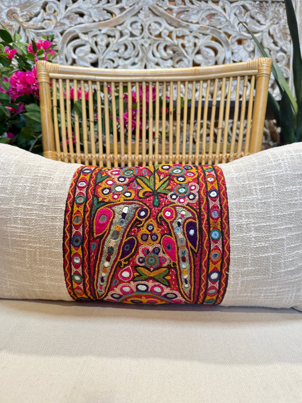 Embroidered Gujarati Pillow