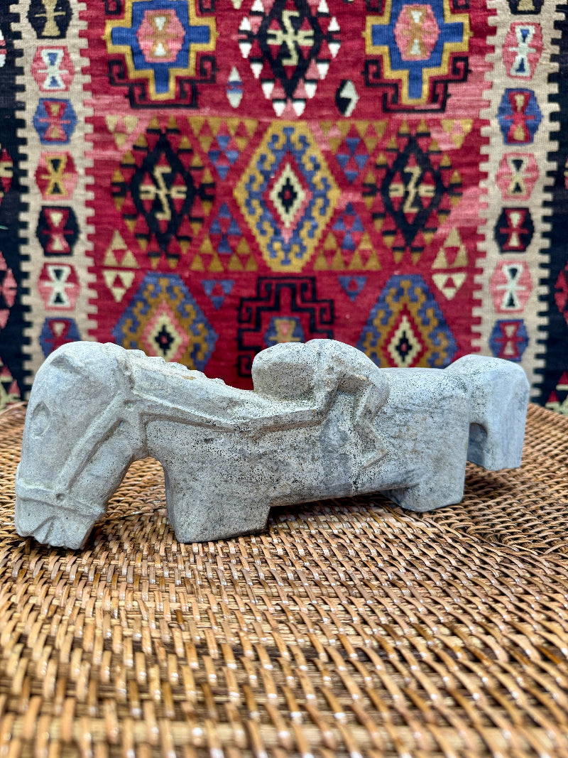 Stone Horse and Rider