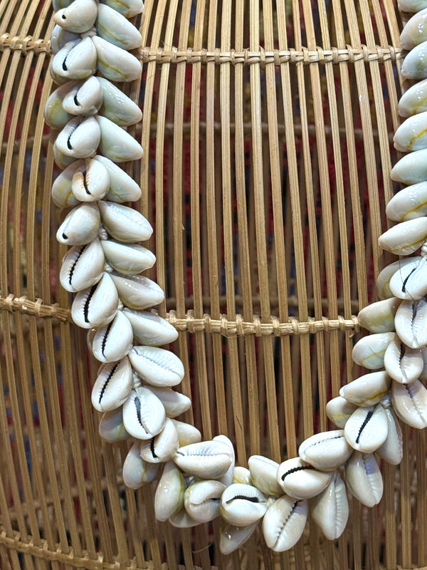 Cowrie Shell Bead Necklace