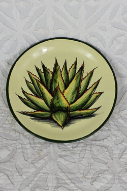Agave Hand Painted Plate - Small Tierra del Lagarto