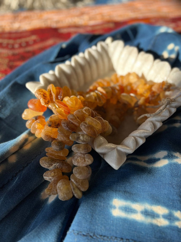Chunky Moroccan Amber Beads Tierra del Lagarto