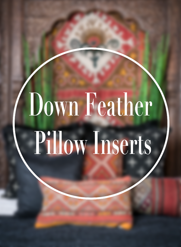Down Feather Pillow Insert 28 x 28