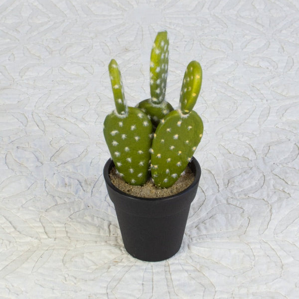 artificial prickly pear cactus Faux Prickly Pear Cactus in Pot