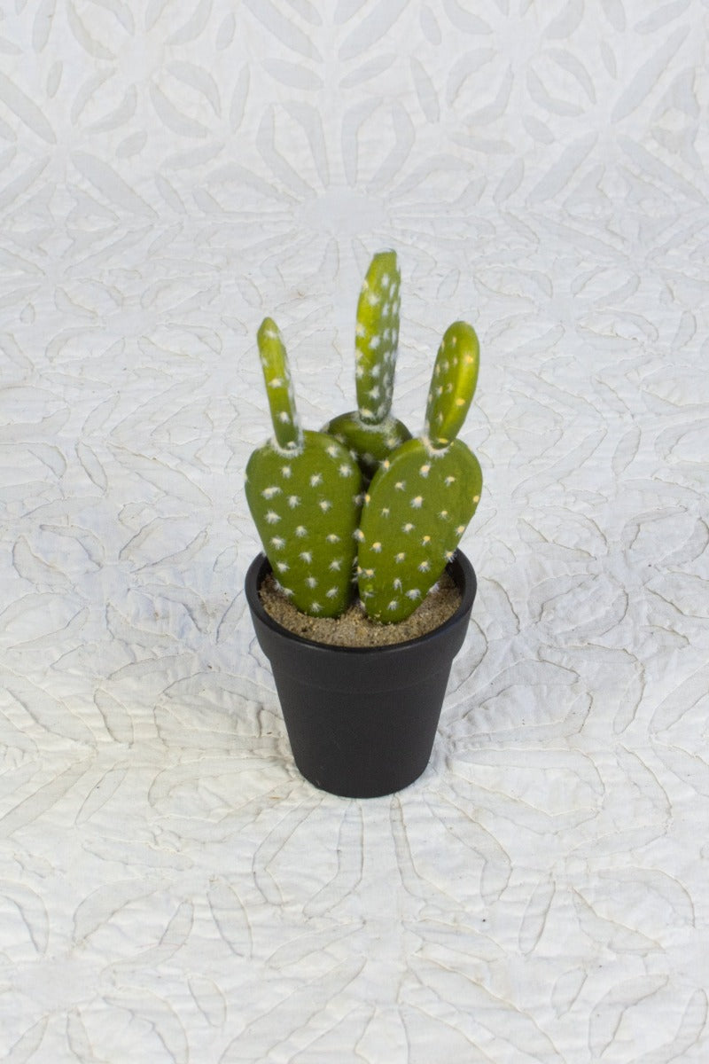 faux prickly pear cactus Faux Prickly Pear Cactus in Pot
