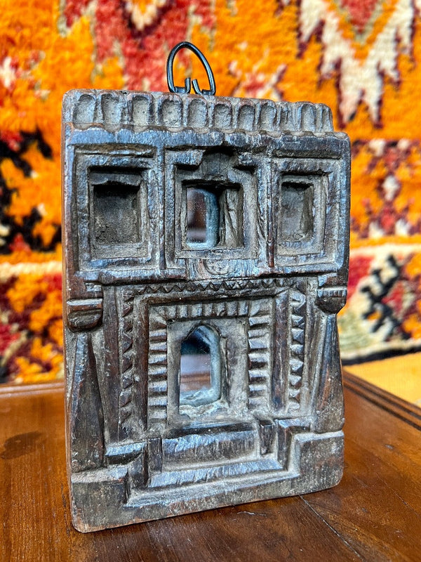 Indian Temple Niche Mirror Tierra del Lagarto