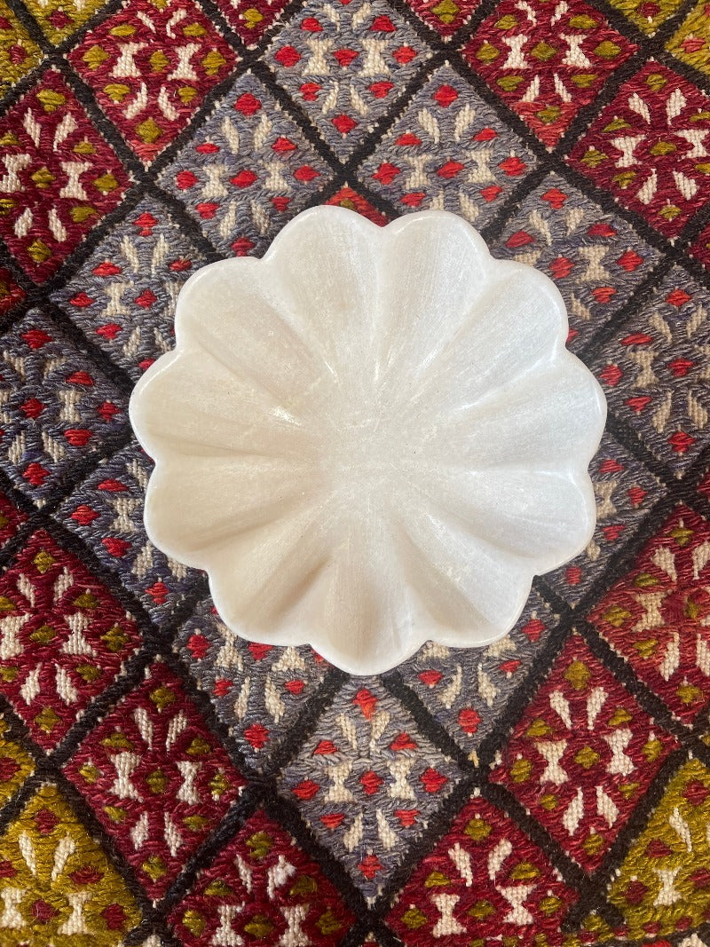 Marble Flower Bowl Tierra del Lagarto