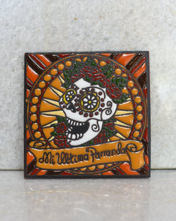 Mi Ultima Parranda Dia de Los Muertos Tile Tierra del Lagarto