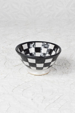 Tiny Serving Bowl - Black & White Tierra del Lagarto