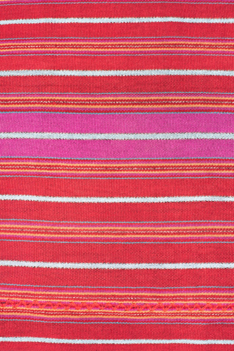 Vibrant Handwoven Guatemalan Blanket Tierra del Lagarto