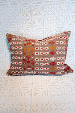 Vintage Cicim Lumbar Pillow Tierra del Lagarto