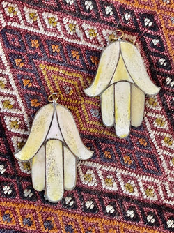 Moroccan Bone Inlay Hamsa